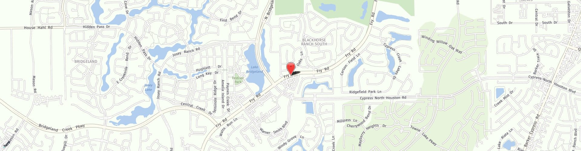 Location Map: 10920 Fry Rd Cypress, Texas 77433